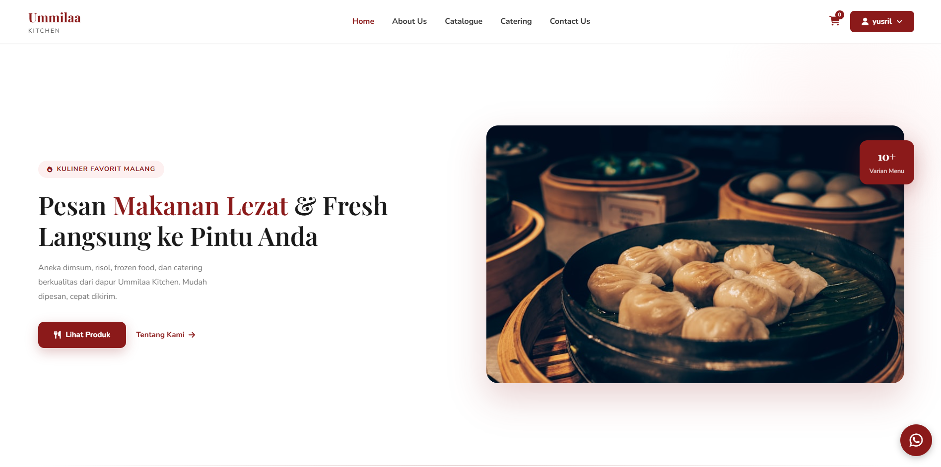 Screenshot project Ummilaa Kitchen
